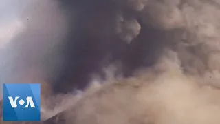 Mount Etna Erupts, Spewing Lava, Ash