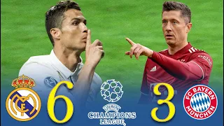 Real Madrid 6x3 Bayern Munich U.C.L R16 2017 ( Cristiano Ronaldo Mega Hat-trick ) Extended Highlghts