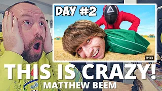 THIS IS CRAZY! I Survived 50 Hours In Squid Game! (REACTION!) Matthew Beem