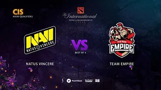 Natus Vincere vs Team Empire, TI9 Qualifiers CIS, bo3, game 3 [Lex & 4ce]