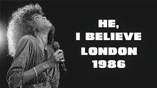Whitney Houston | He, I Believe | Live in London, UK 1986 | Improved Audio Quality