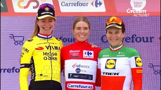 Cycling - La Vuelta Femenina 2024 - Stage 8 - Demi Vollering, Riejanne Markus, Elisa Longo Borghini