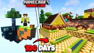 I Survived 100 Days on SKYBLOCK in Minecraft Hardcore (HINDI)