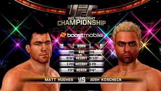 UFC Undisputed 3 Gameplay Josh Koscheck vs Matt Hughes