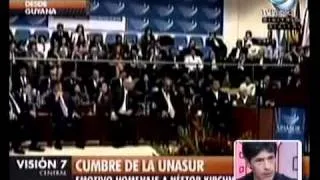 678 - Un mes sin Néstor Kirchner. El emotivo homenaje de la Unasur 28-11-10