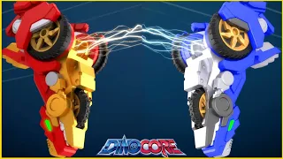 Dinocore Cartoon | Hot Super Cars And Cold Super Cars | Dinosaur for Kids | Cartoon | Robot | Toys