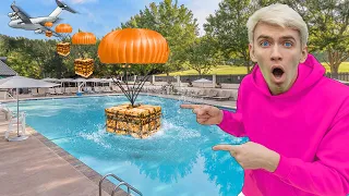 SPY PLANE SUPPLY DROP found in BACKYARD POOL!! (New Mystery Neighbor Secret Agent Revealed)