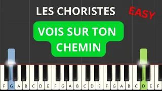 Les Choristes - Vois sur ton chemin (Easy Piano) (+Noten)