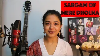 Sargam of Mere Dholna (2nd Part) | Lesson 5 | Chandrani's Online Music Class