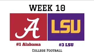 #1 Alabama vs. #3 LSU || 2018 Week 10 Highlights