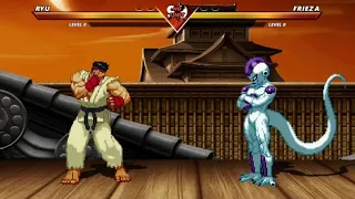 RYU vs FRIEZA - High Level Insane Fight !