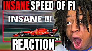 NBA FAN FIRST TIME REACTING TO...INSANE SPEED OF F1 CARS