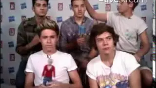 One Direction Livestream/Twitcam {FULL} 9/5/2012