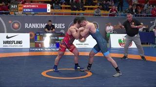 BRONZE GR - 60 kg: V. MUNTEANU (ROU) v. E. TORBA (HUN)