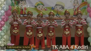 Tari Rampak Sunda anak anak TK ABA IV Kediri