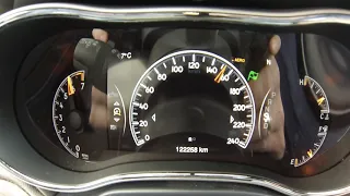 Jeep Grand Cherokee WK2 3.6 V6 286 HP acceleration 0-180 km/h