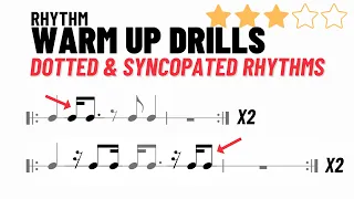 Dotted Rhythms Vocabulary - Warm Up Drills 🎶🎸