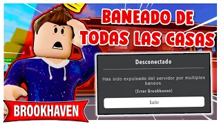 ¿QUÉ PASA SI TE BANEAN DE TODAS LAS CASAS de BROOKHAVEN? - Roblox YoSoyLoki