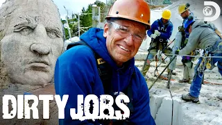 Mike Rowe Breaks Huge Rocks at the Crazy Horse Memorial | Dirty Jobs