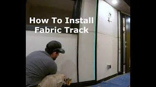 How To Install Fabricmate Fabric Track System For Acoustic Walls