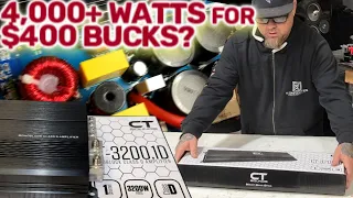 4,000+ Watts for $400 bucks? CT Sounds 3200.1D Monoblock Torture Tested on the Amp Dyno (Results)
