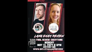 Final 24 Live-Lang Exam Review-May 13,2024