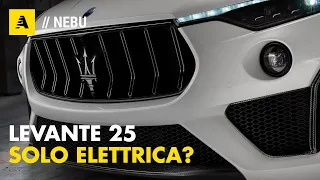 Maserati Levante 2025 | Bye bye BENZA. Sara solo ELETTRICA Folgore?