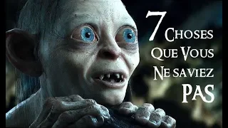 7 CHOSES à savoir sur LE SEIGNEUR DES ANNEAUX!!