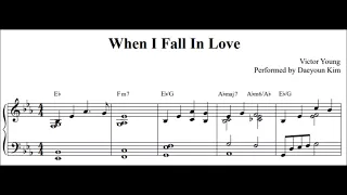 [ballad jazz piano] When I Fall In Love (sheet music)