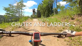 2 Runs on Chutes and Ladders || Grand Targhee Bike Park