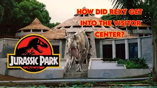 HOW DID REXY GET INTO THE VISITOR CENTER!? - Jurassic Park Abandoned Mysteries.