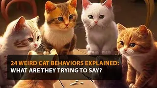 24 Weird Cat Behaviours Explained What Are They Trying To Say