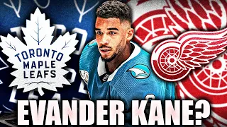 LEAFS & RED WINGS: Evander Kane Trade? San Jose Sharks News & Rumours Today 2021 (Toronto, Detroit)