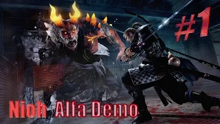 Жестокий Ni-Oh Alfa Demo #1 Чисто японский Dark Souls!.