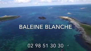 Archipel des Glénan en drone - BALEINE BLANCHE Location de bateaux