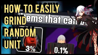 How to Easily Grind the 0.1% SCR Dark Flower in the NEW Random Unit Mode | Anime World Tower Defense