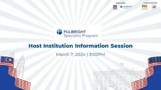 Fulbright Specialist Program Host Information Session 2024