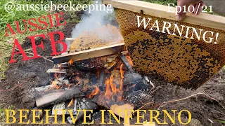 Burning my Beehives! American Foul Brood Diagnosis. Vic/Au |15th Sep 2021 | aussiebeekeeping