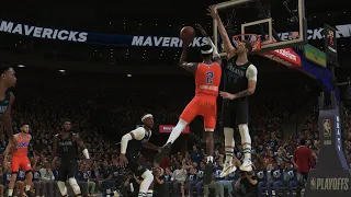 OKLAHOMA CITY THUNDER vs DALLAS MAVERICKS FULL GAME 4 [ NBA 2K24 GAMEPLAY  PS5 4K UHD  #nbaplayoffs