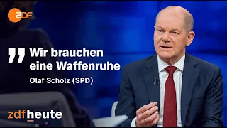 Bundeskanzler Scholz bei „maybrit illner“ - Russlands Krieg gegen die Ukraine