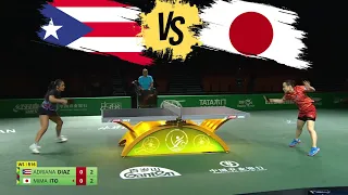 Mima Ito vs Adriana Diaz | Durban 2023 World Table Tennis Championships