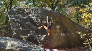 Voodoo Bullshit (V2) - NYC Bouldering: Central Park (Worthless Boulder)