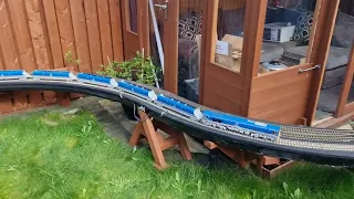 0 gauge garden railway, my First dcc sound loco running of 2023