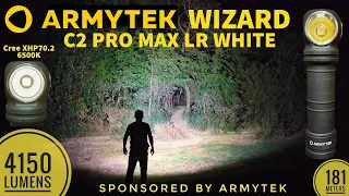 Armytek Wizard C2 Pro Max LR White Review & Comparison with Wizard C2 Pro Max (TIR) & LR Warm