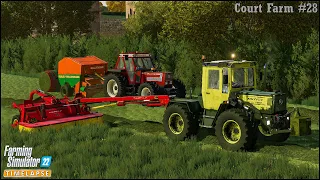FROM GRASS TO SILAGE: THE COMPLETE PROCESS IN FARMING SIMULATOR 22🔹#CourtFarm Ep. 29🔹#FS22