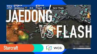 [WCG 2010 GF] Starcraft Semi Final Set 1- Jaedong vs Flash (Eng)