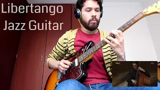 European Jazz Trio - Libertango / Double bass Solo played on Guitar