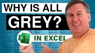 Excel - Excel is Grey - Episode 1859