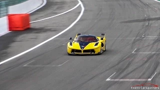 Google Executive and his wife racing the Ferrari FXX K and 599XX EVO on Spa-Francorchamps !