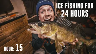 Ice Fishing For 24 HOURS Straight